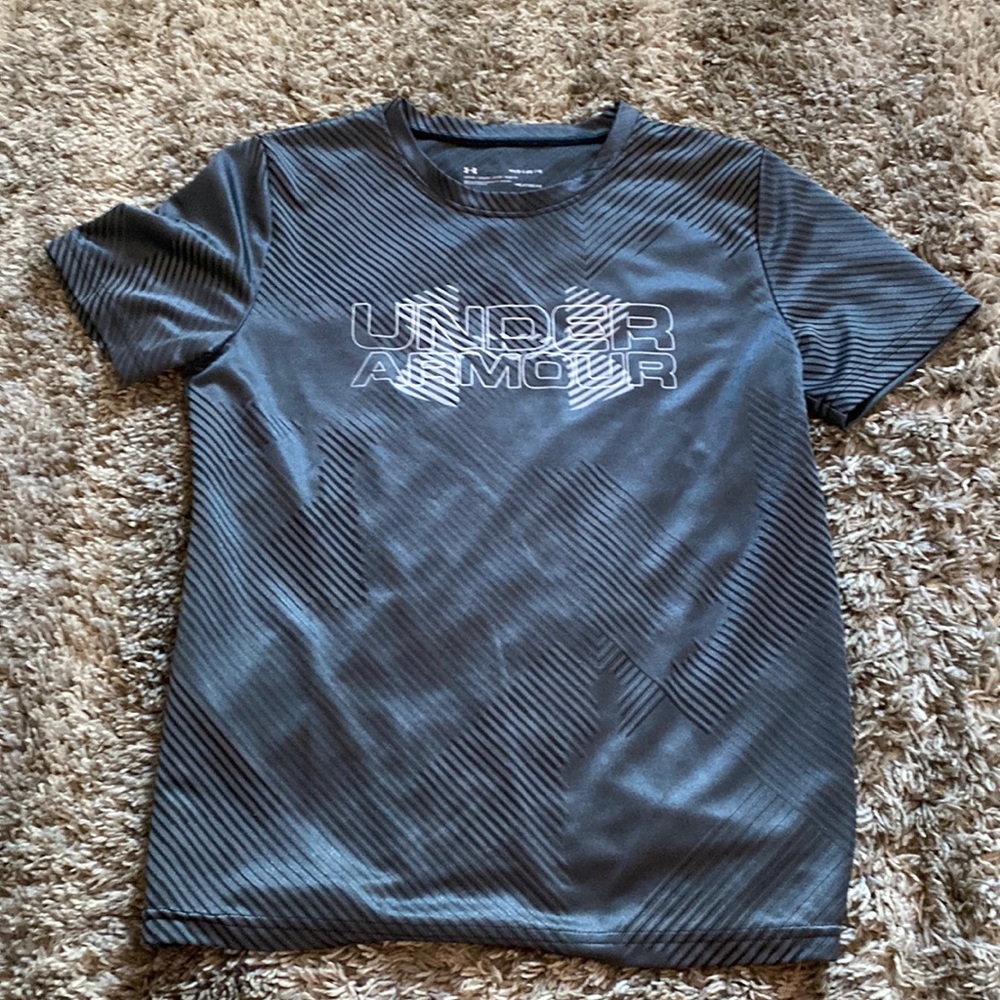 Youth LG Gray Under Armour T-Shirt